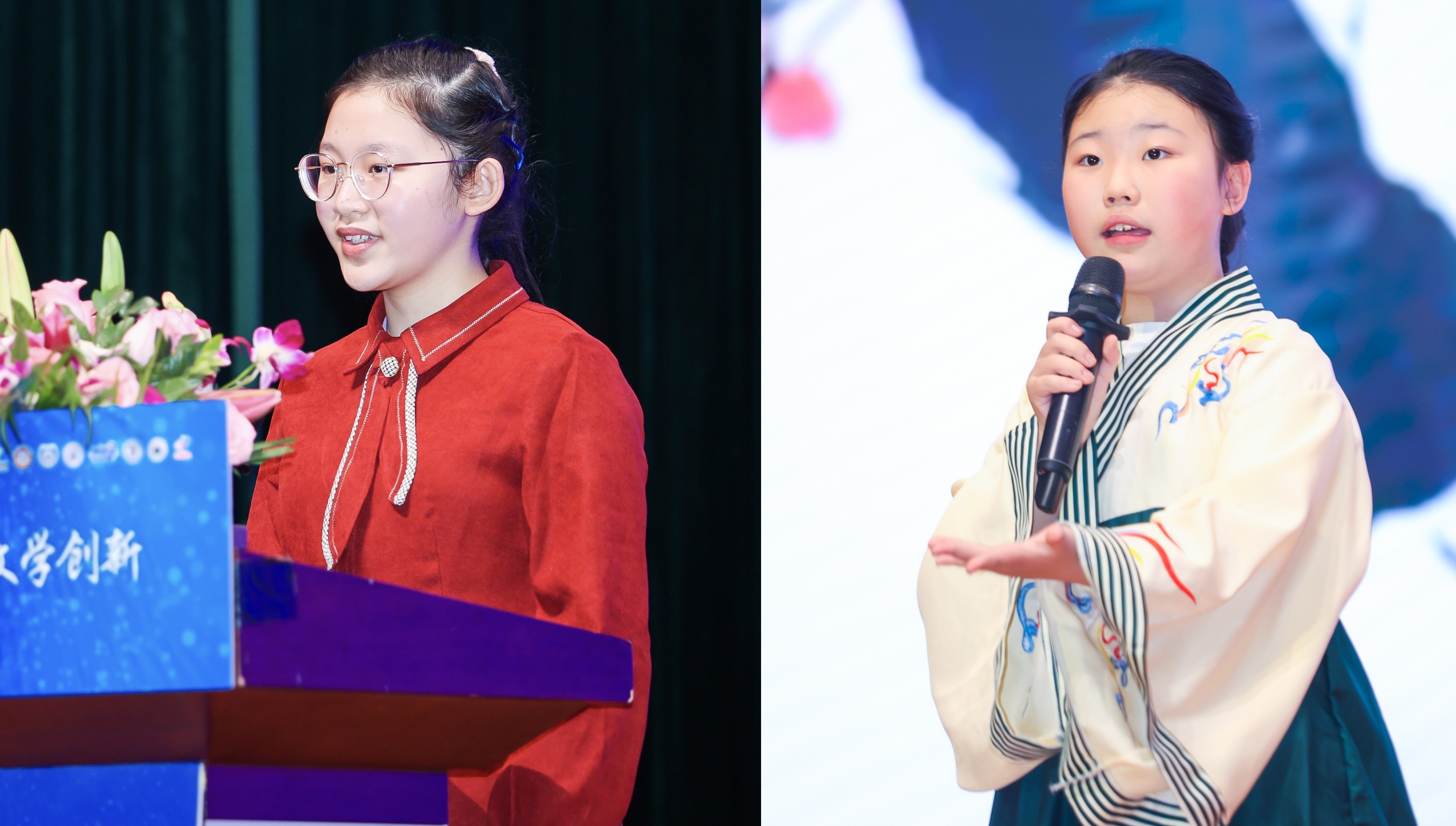 獲獎代表李睿頤、張文瑄帶來了精彩的表演